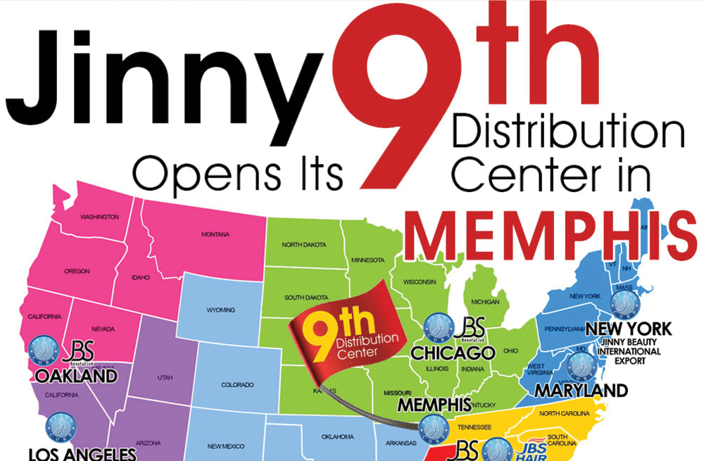 Jinny Opens its 9th Distribution Center in Memphis, TN