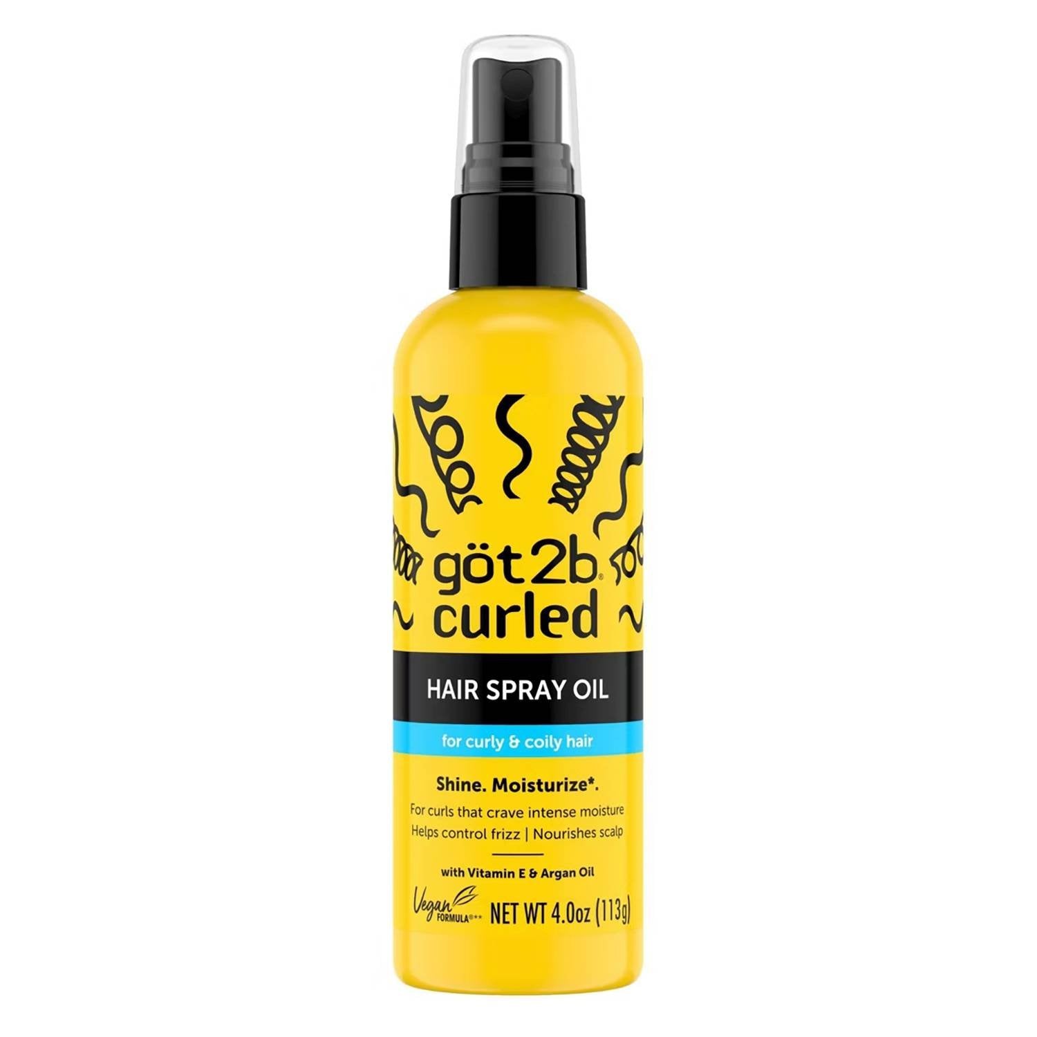 GOT 2 B CURLED HAIR SPRAY OIL 4 OZ