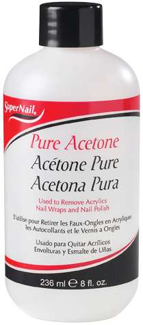 SUPER NAIL POLISH REMOVER PURE ACETONE 8 OZ
