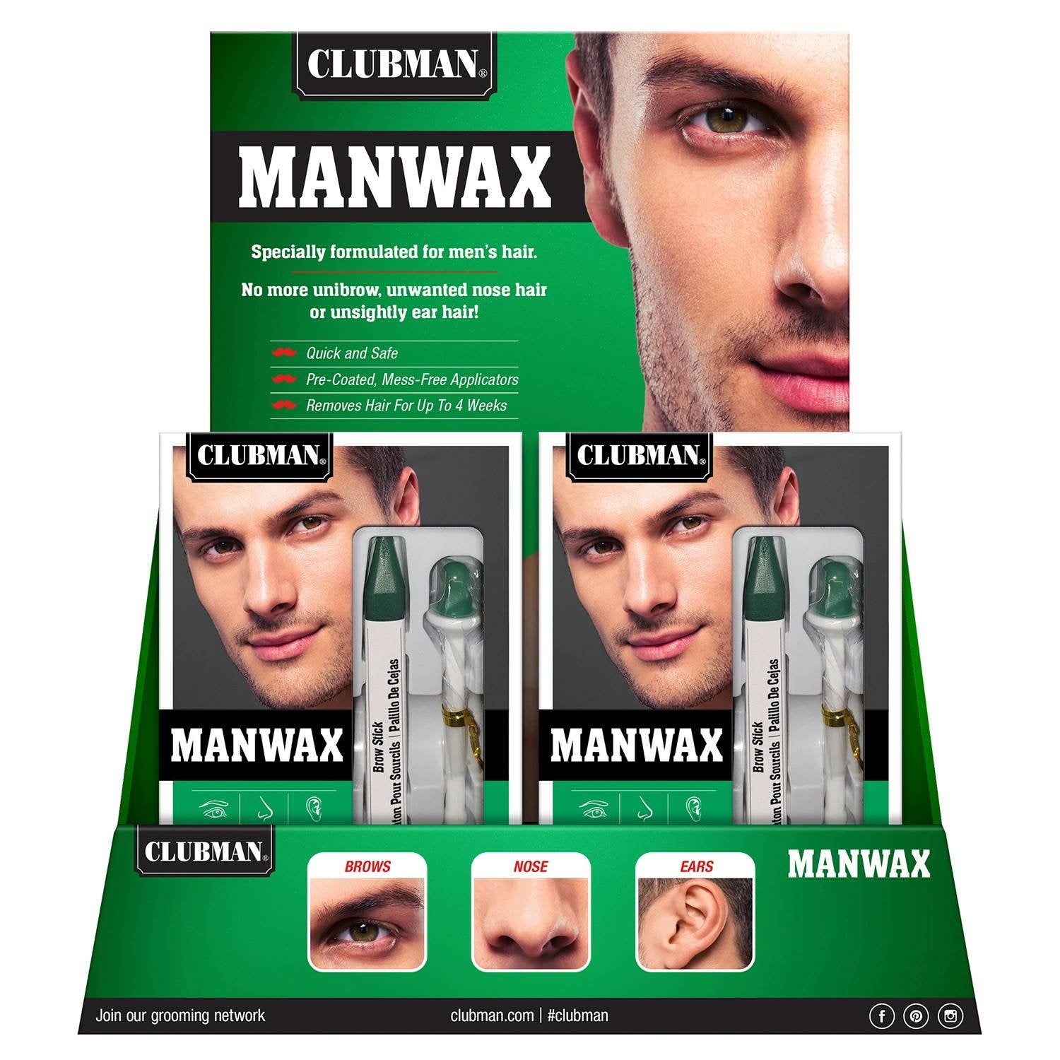 CMAN MANWAX 6 PCS DISPLAY