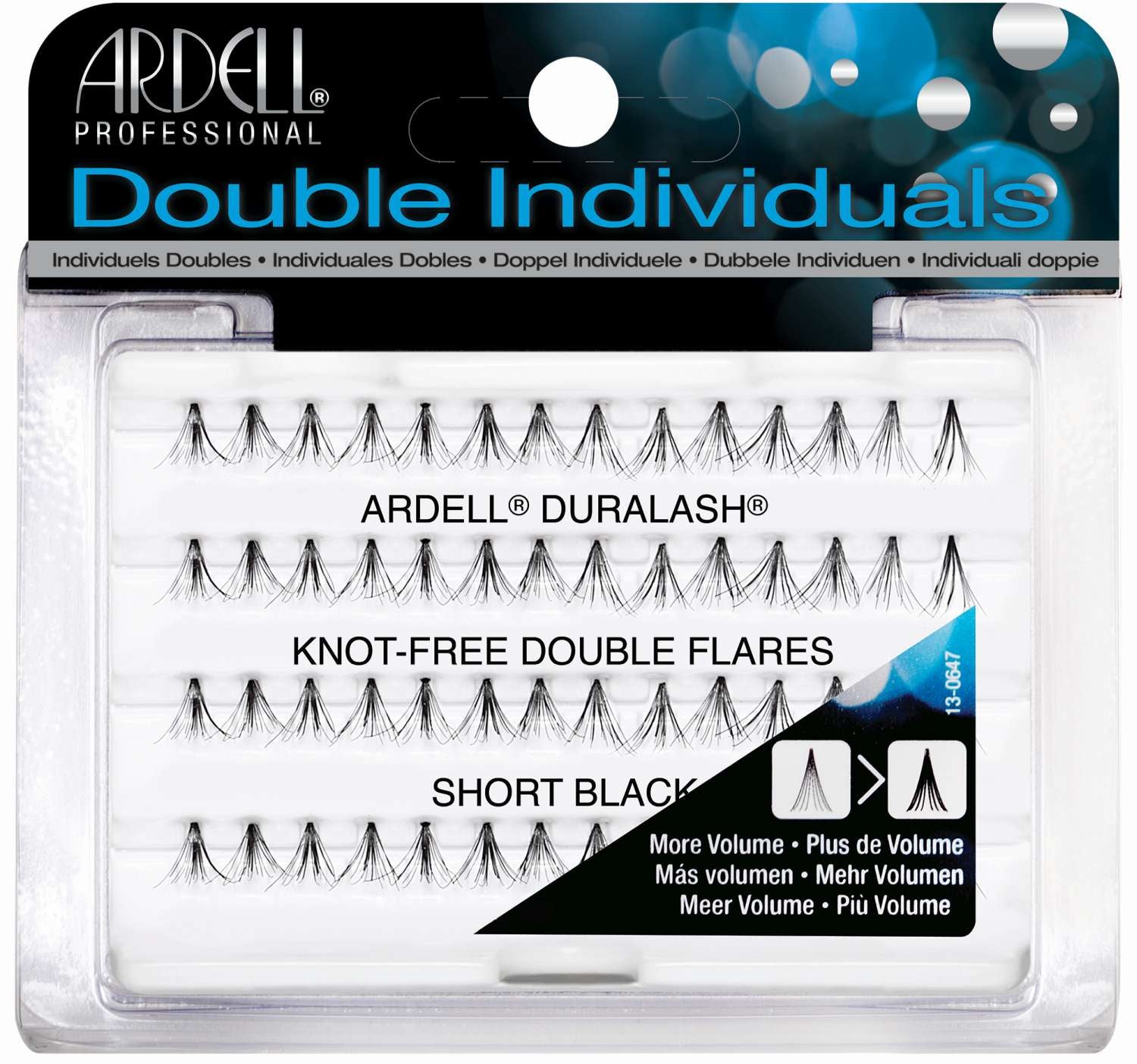 ARDELL DOUBLE UP IND KNOT-FREE SHORT BLK