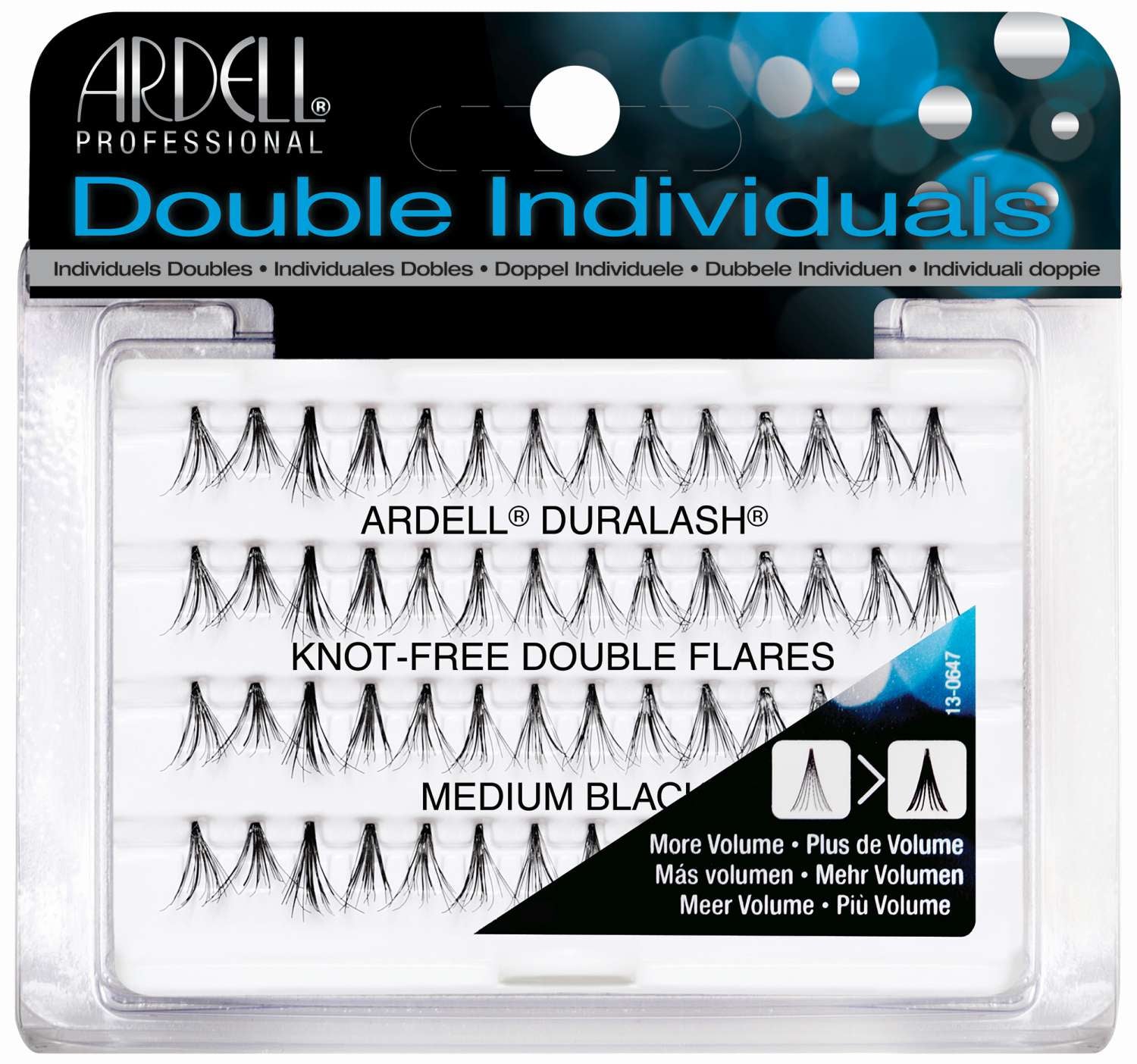 ARDELL DOUBLE UP IND KNOT-FREE MEDIUM BLK