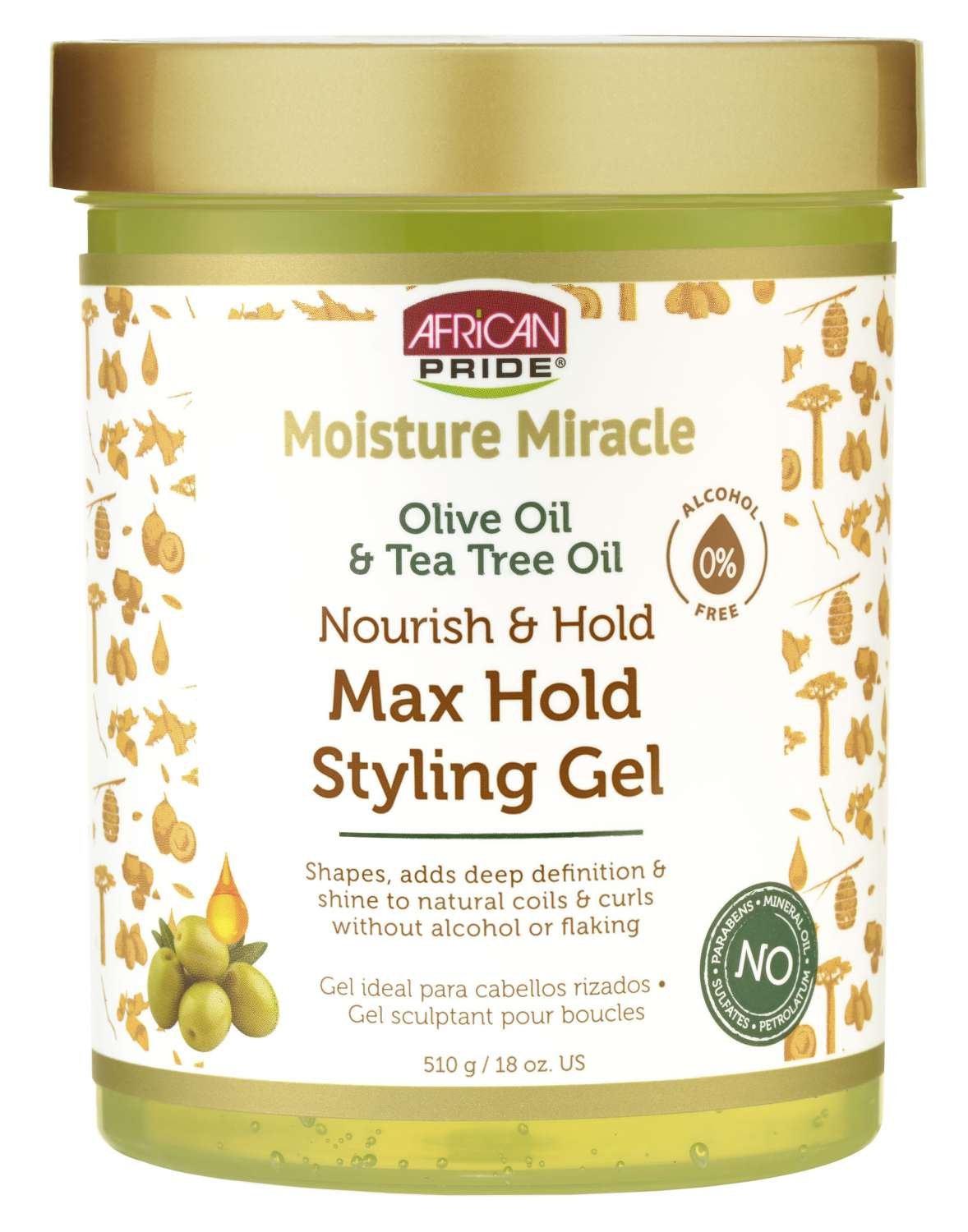 A/P MOISTURE STYLING GEL [OLIVE/T-TREE]