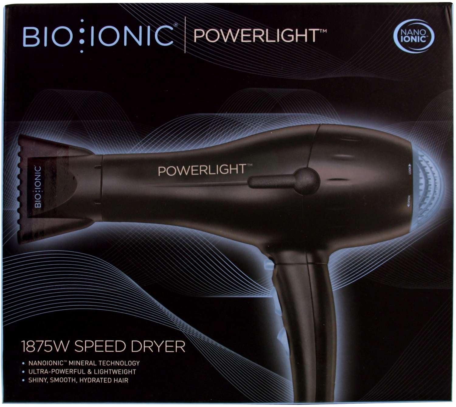 BIOIONIC DRYER POWERLIGHT BLACK