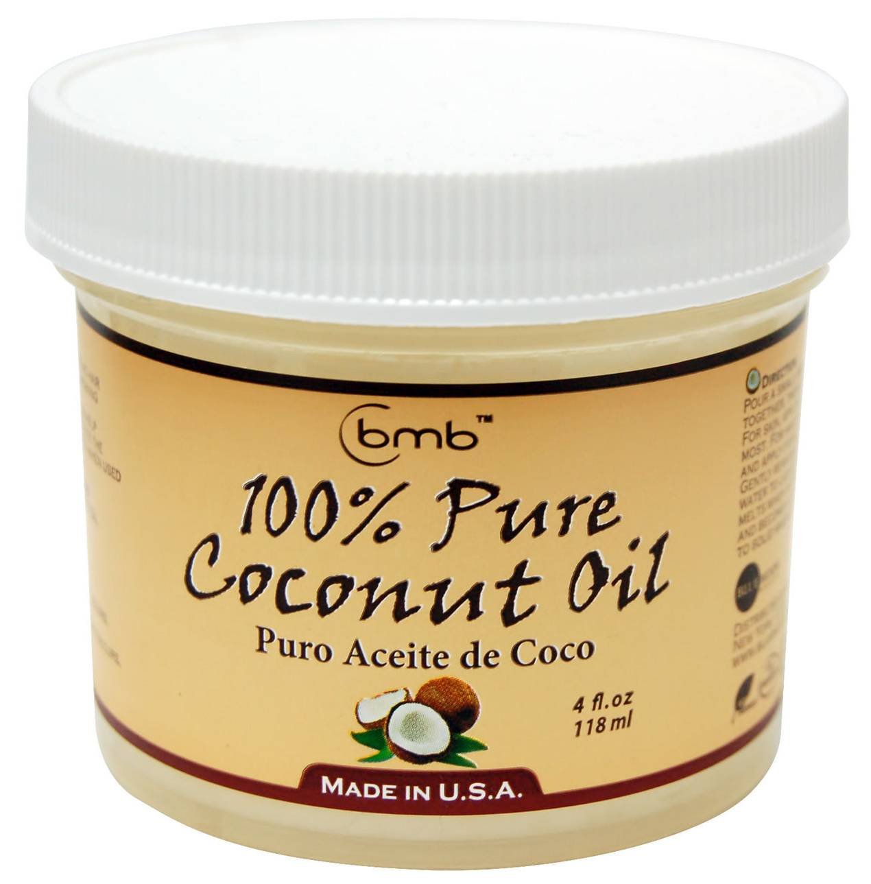 BMB 100PERC PURE COCONUT OIL 4 OZ