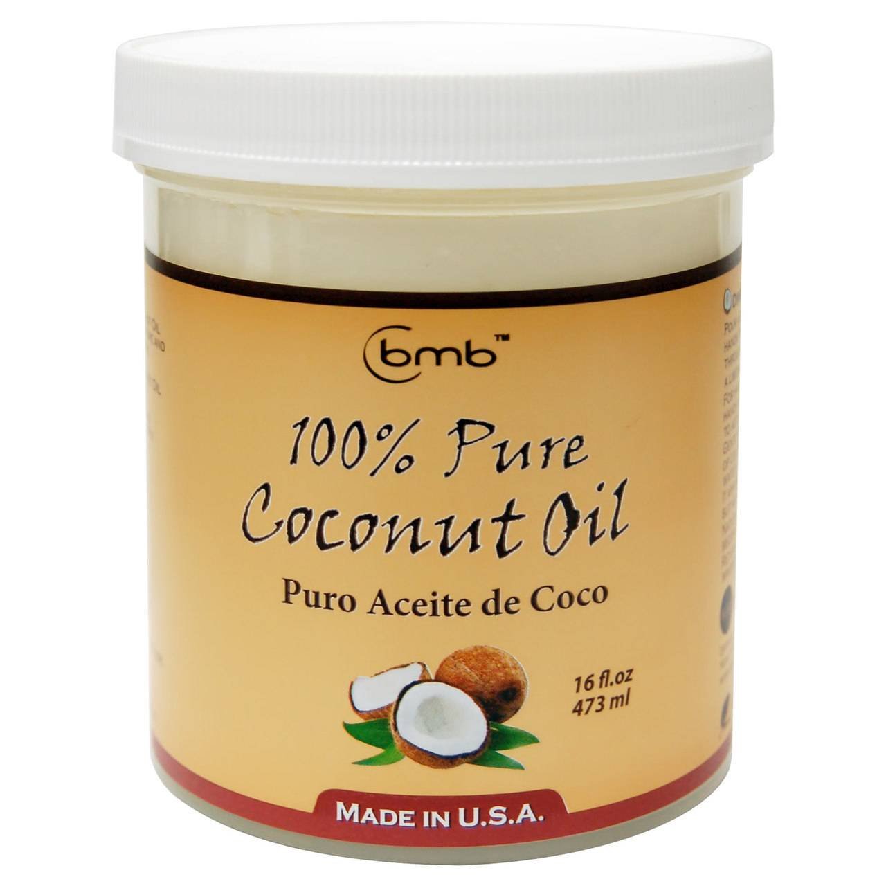 BMB 100PERC PURE COCONUT OIL 16 OZ
