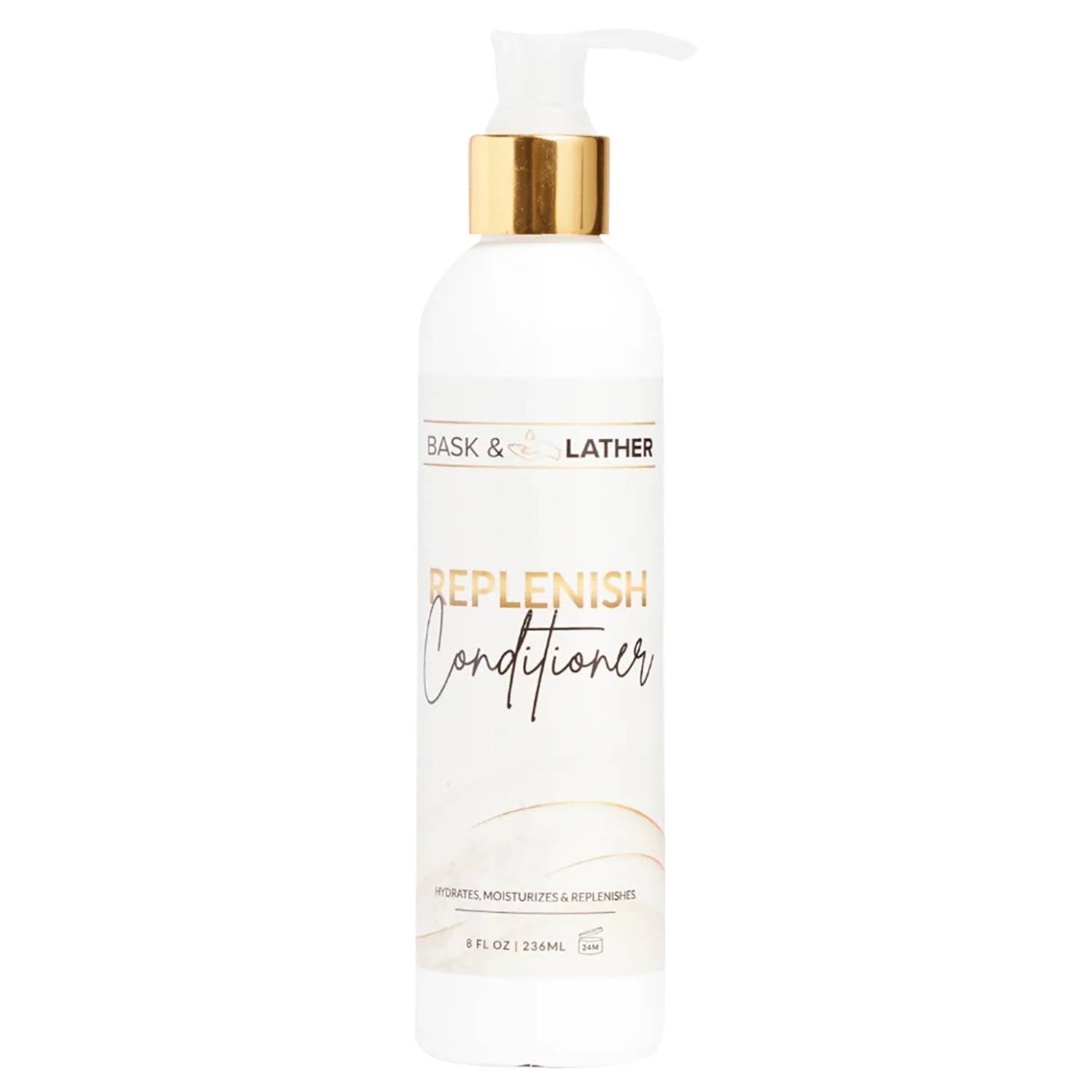 BASK&LATHER REPLENISH CONDTIONER 8 OZ