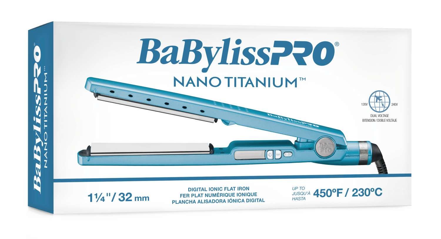BABYLISS N/T F/IRON 1 1/4 IN