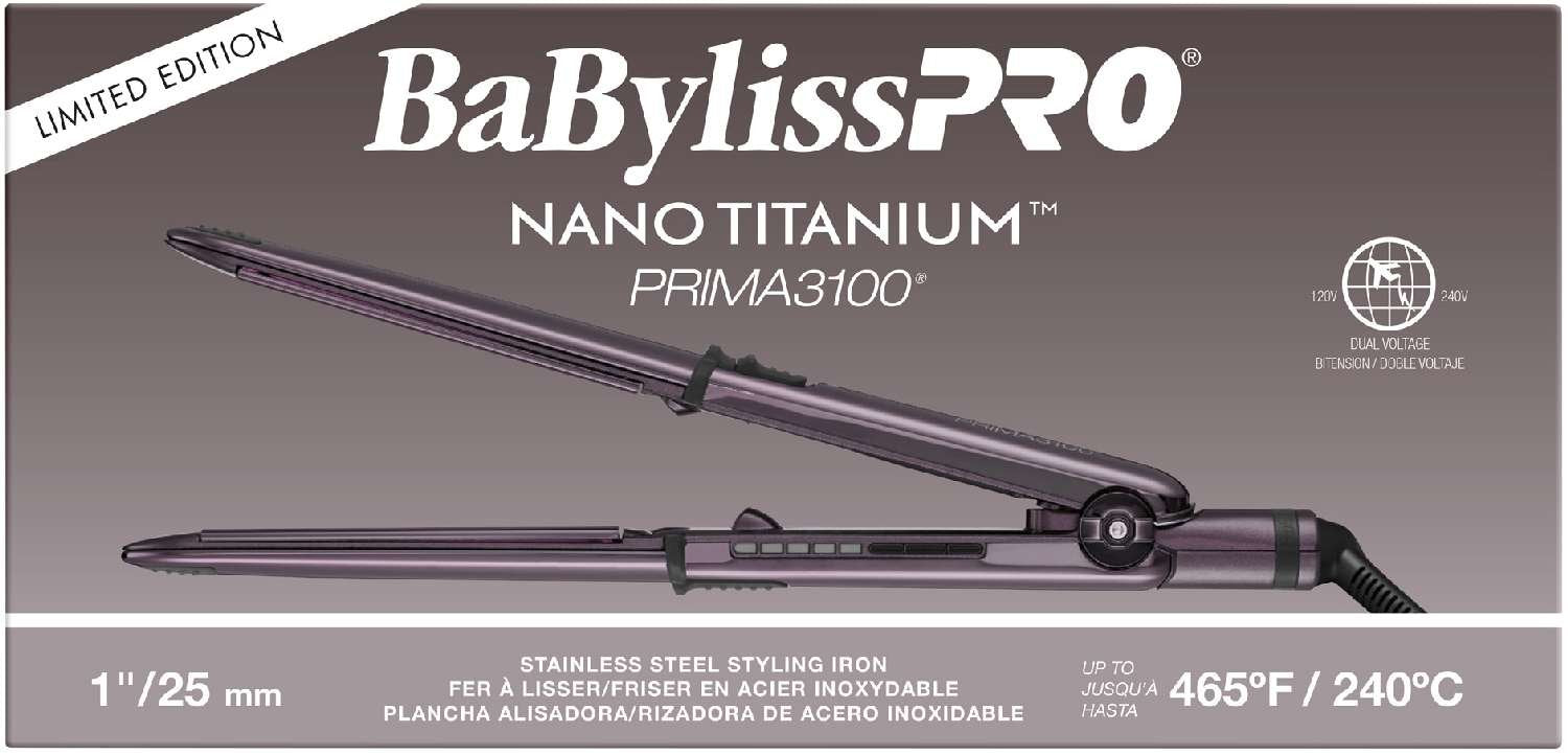 BABYLISS N/T F/IRON PRIMA3100 PURPLE L/E