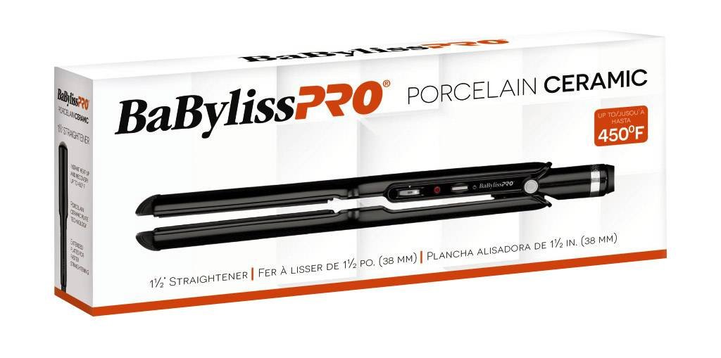 BABYLISS PORC F/IRON CERMIC 1 1/2 IN