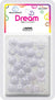 DREAM BEAD DOTS 15MM  24P WHITE