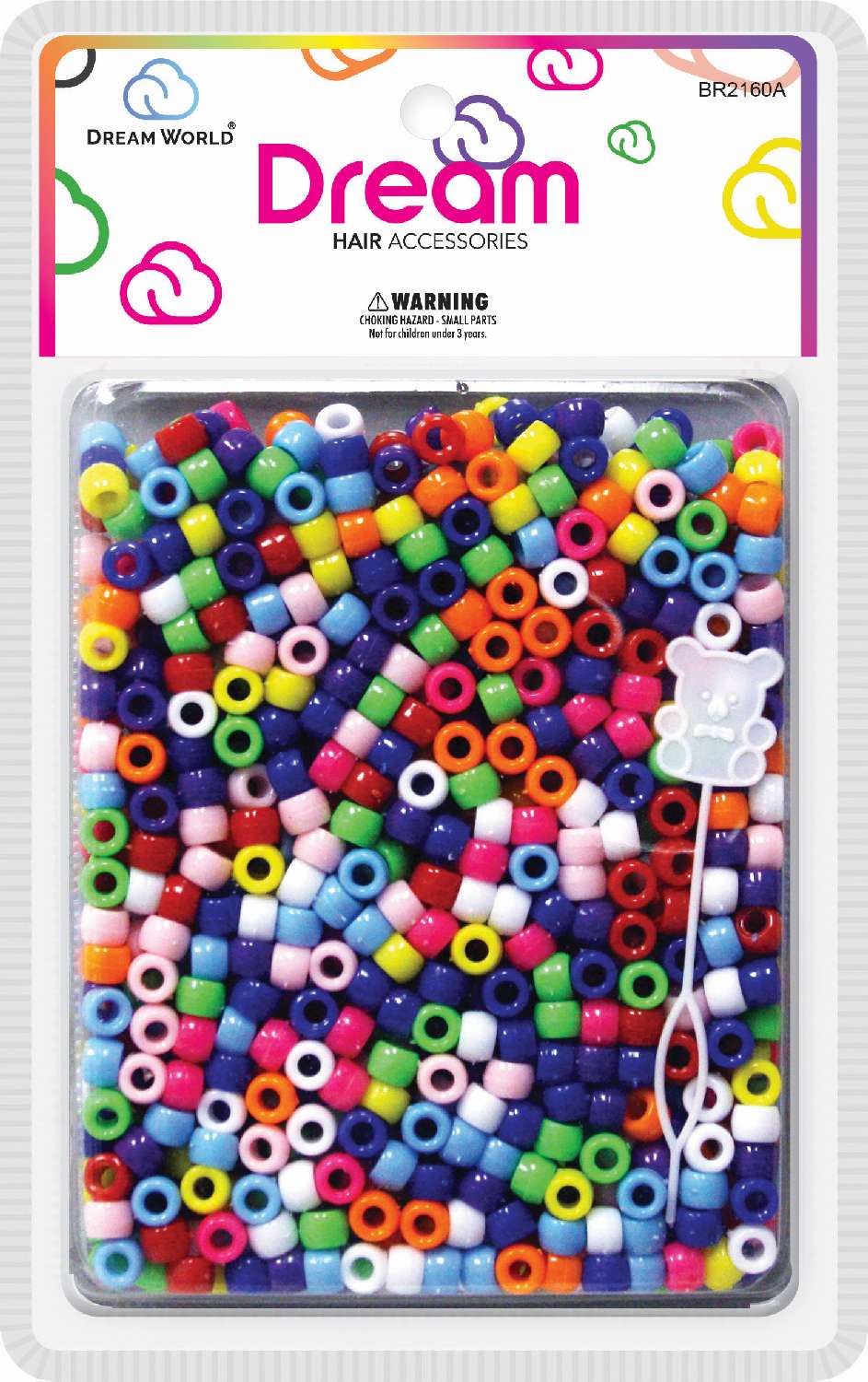 DREAM BEAD 8MM 1000PC ASST