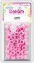 DREAM BEAD 12MM 60PC L/PINK