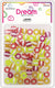 DREAM BEAD 16MM STRIPE 70PC NEON 1