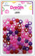 DREAM BEAD DOTS 15MM MIX PURPLE 70P