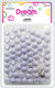 DREAM BEAD DOTS 15MM WHITE 70P