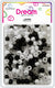 DREAM BEAD 12MM 200 PC BK/WH/C