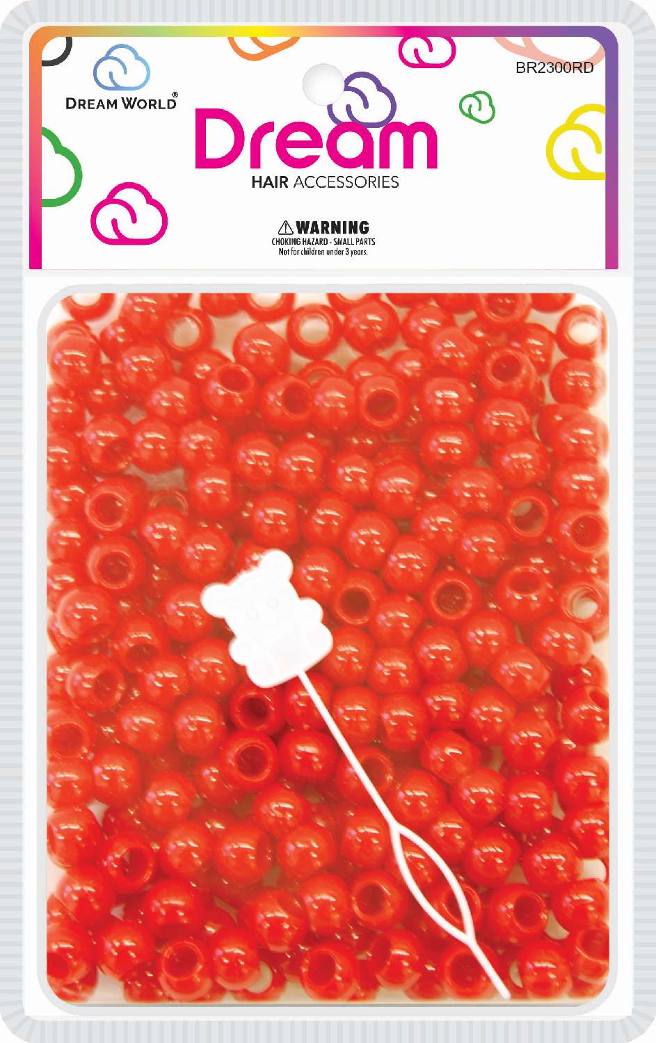 DREAM BEAD 12MM 200 PC RED