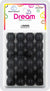 DREAM BEAD 18MM 24PC BLACK