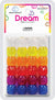 DREAM BEAD 18MM 24PC CLEAR ASST