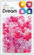 DREAM BEAD 14MM TWO TONE 48PC MIX PINK