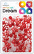 DREAM BEAD 14MM TWO TONE 48PC MIX RED