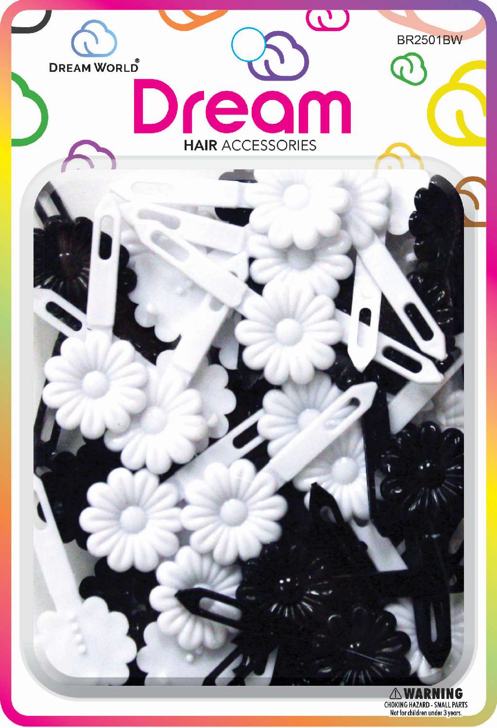 DREAM BRT#01 DAISY 60PC BK&WH