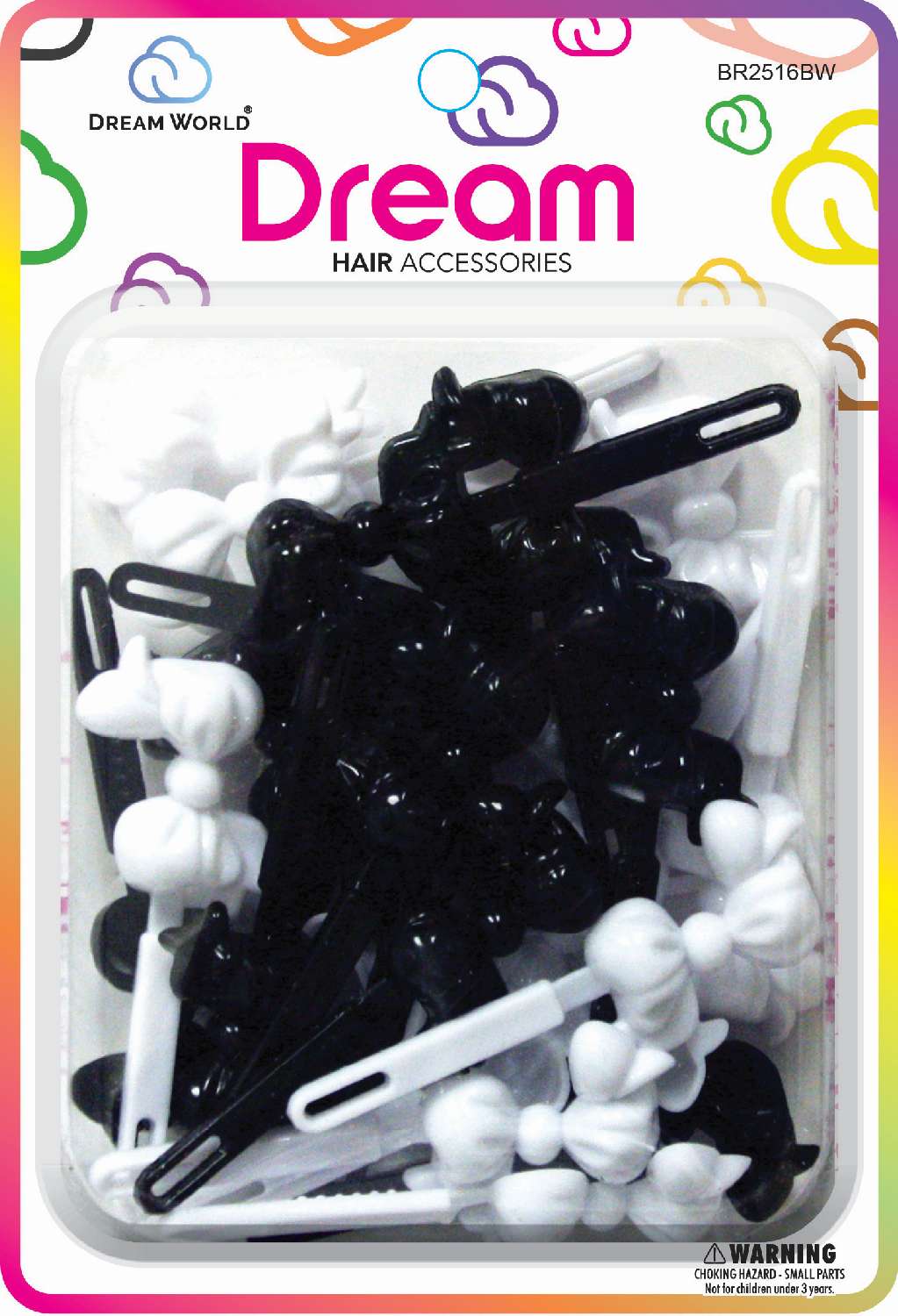 DREAM BRT#16 CHUBBY RIBBON 24P BK&WHT