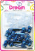 DREAM BRT#16 CHUBBY RIBBON 12P G/BLUE