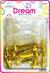 DREAM BRT#16 CHUBBY RIBBON 12P G/GOLD