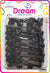 DREAM BRT #78 BOW RIBBON  15P BLACK