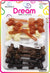DREAM BRT #78 BOW RIBBON  15P MIX BRN