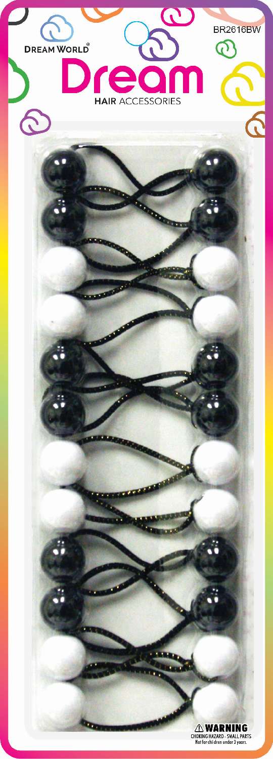DREAM P/T 16MM 12PC BLK/WHT