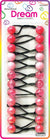 DREAM P/T 16MM 12PC PINK ASST
