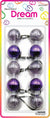 DREAM P/T 25MM 5PC G/PURPLE
