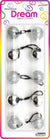 DREAM P/T 25MM 5PC G/SILVER