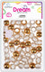 DREAM BEAD 18MM 52PC G/GOLD