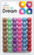DREAM BEAD 18MM TWO TONE 52PC PASTEL