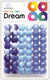 DREAM BEAD 18MM TWO TONE 52PC BLUE
