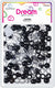DREAM BEAD 14MM 120PC BK/CLEAR
