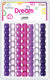 DREAM BEAD 16MM 62PC PURPLE