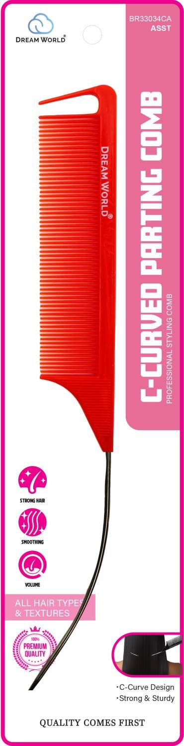 DREAM COMB C-CURVED PARTING COMB ASST