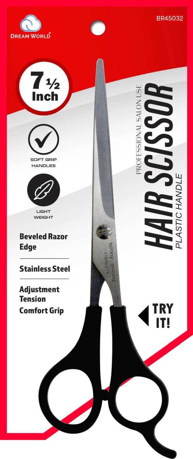 DREAM SCISSOR W/BLACK HANDLE 6.5 IN