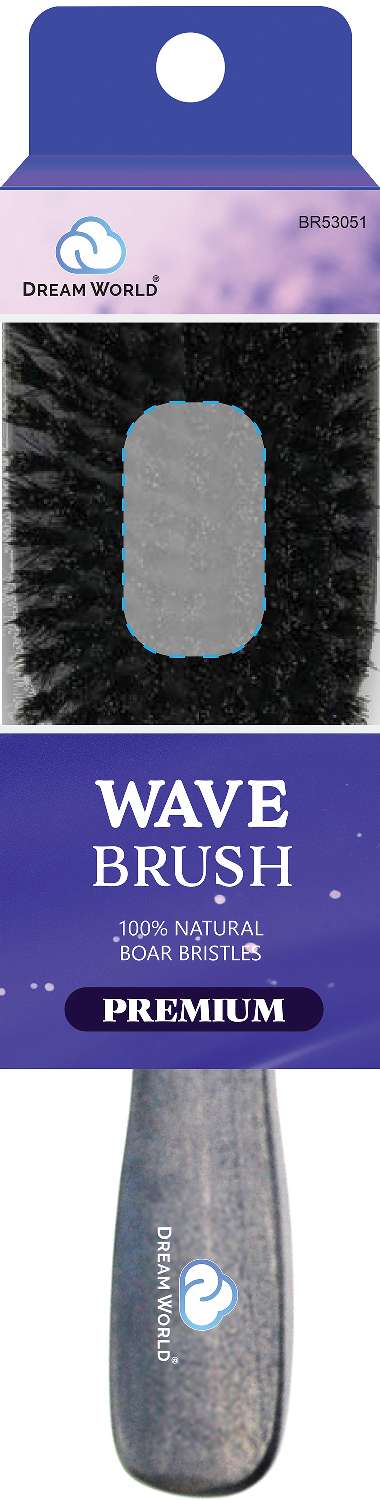 DREAM BRUSH PREMIUM BOAR BRISTLE WAVE