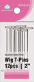 DREAM PIN WIG T-PIN 12PC/PK