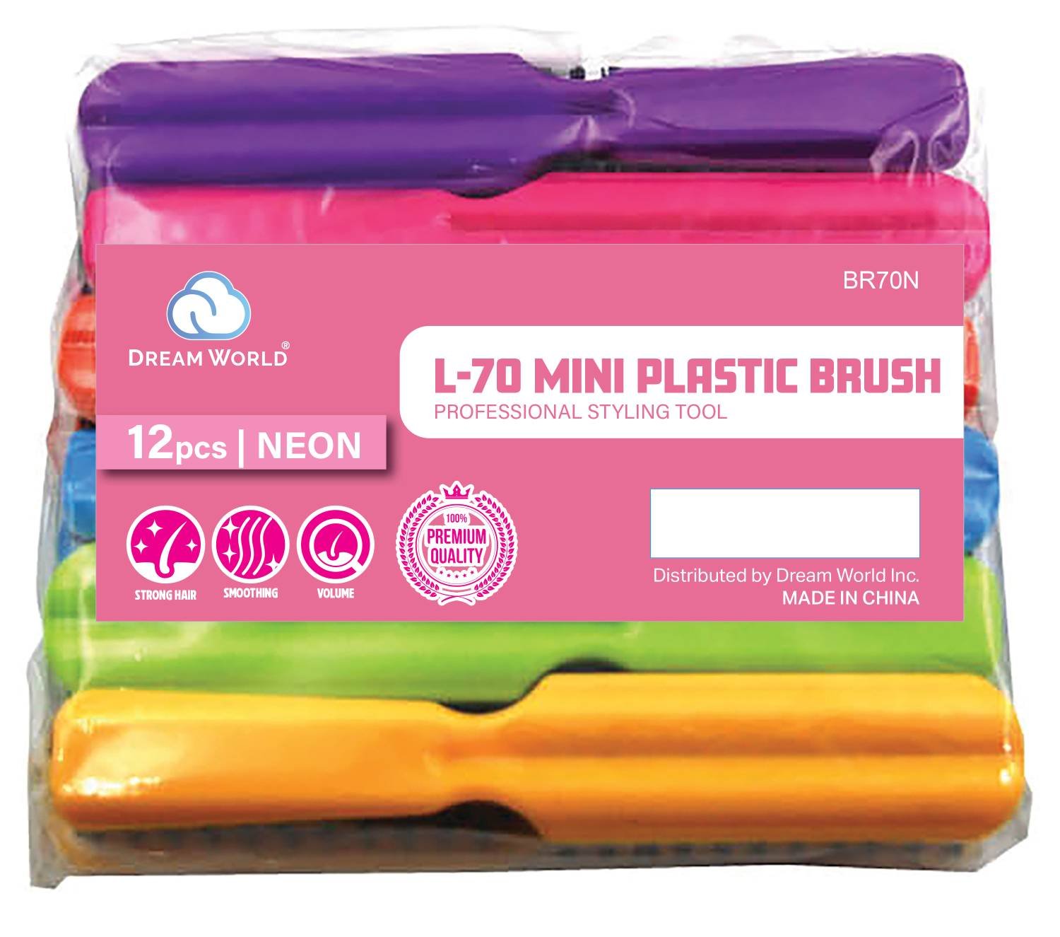 DREAM BRUSH PLASTIC L-70 MINI