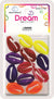 DREAM BEAD SHELL [JUMBO] 12PC NEON