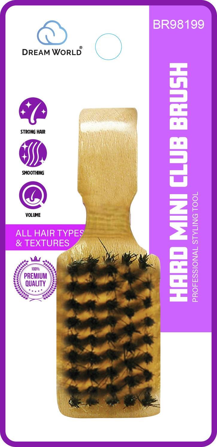 DREAM BRUSH HARD CLUB MINI BROWN