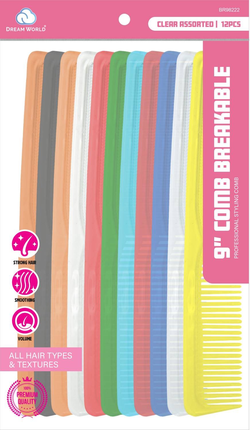 DREAM COMB BULK 9 IN BREAKABLE