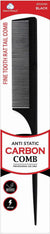 DREAM COMB CARBON RAT TAIL FINE TOOTH BLACK